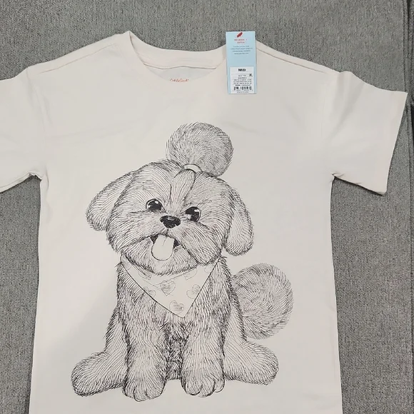 Cat & Jack Cream T-Shirt - Picture 1 of 2